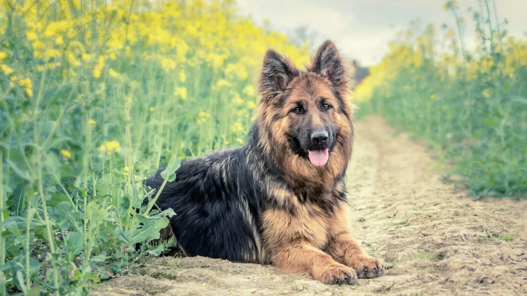Длинношерстный тип немецкой овчарки
