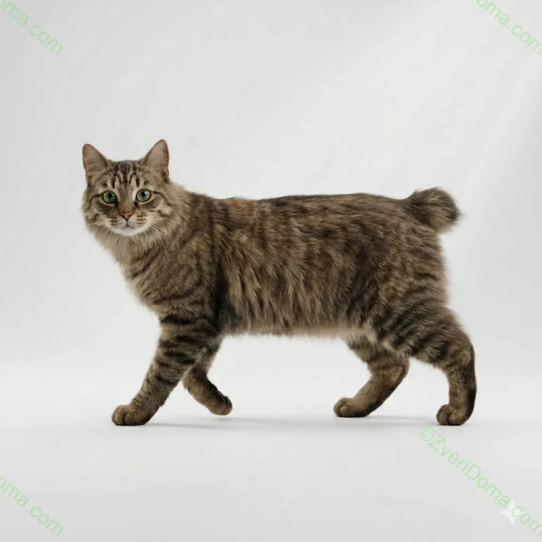 Американский бобтейл (American Bobtail) — кошка с внешностью лесного хищника