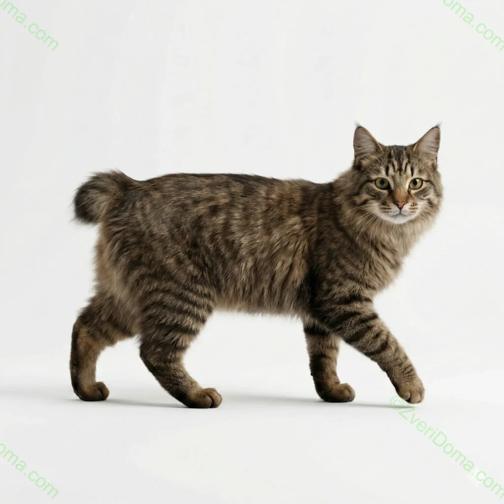 Карельский бобтейл (Karelian Bobtail) — северный аборигенный кот с «помпоном» вместо привычного хвоста