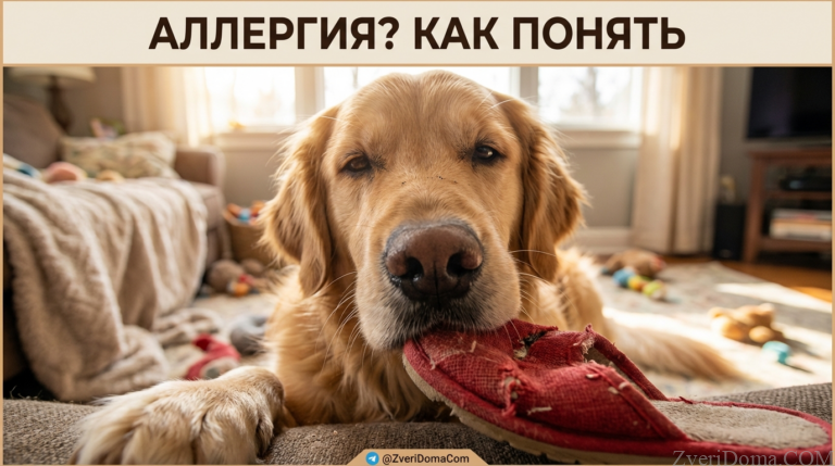 Собака с зудящей кожей, возможные симптомы аллергии у животных