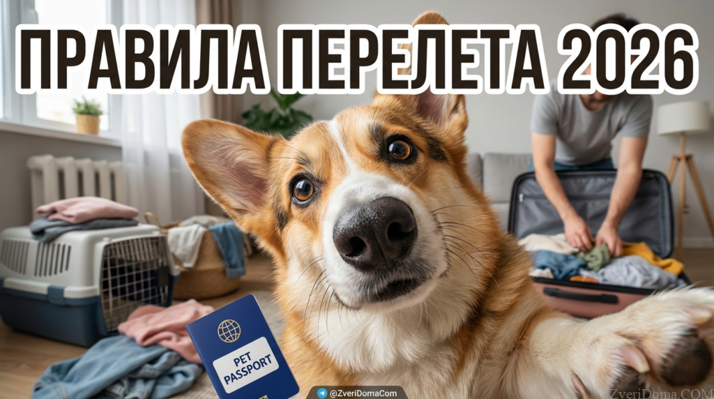 Проверка правил перевозки животных в самолете на примере.