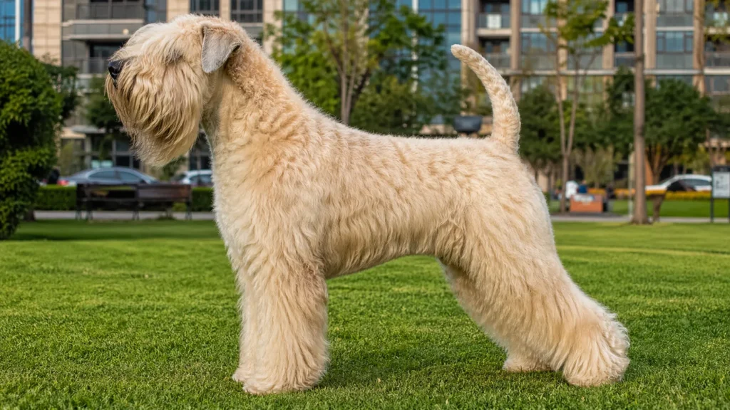 Ирландский мягкошерстный пшеничный терьер (Soft Coated Wheaten Terrier) - экстерьер