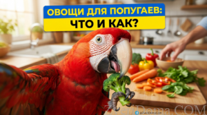 Сочный ассортимент овощей, безопасных для попугаев, представлен на картинке. Овощи для попугаев