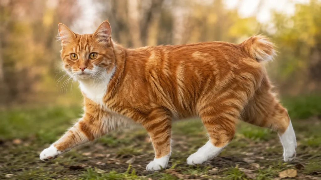 рыжий карельский бобтейл