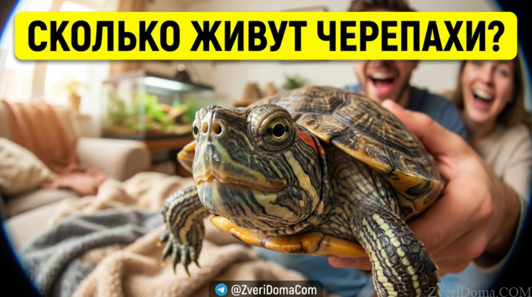 Водные, сухопутные и красноухие черепахи, их продолжительность жизни