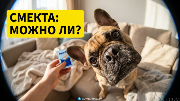 Собака получает смекту при поносе, правильная дозировка и инструкция.