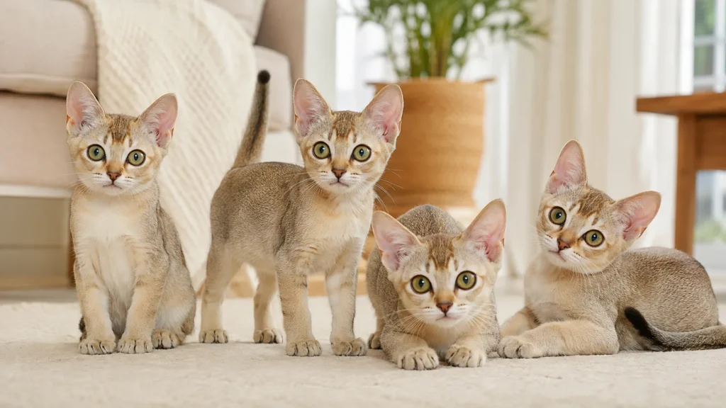котята сингапуры