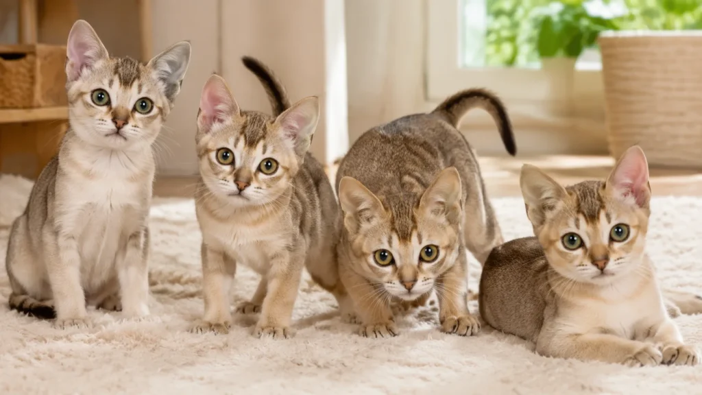Сингапурская кошка - котята