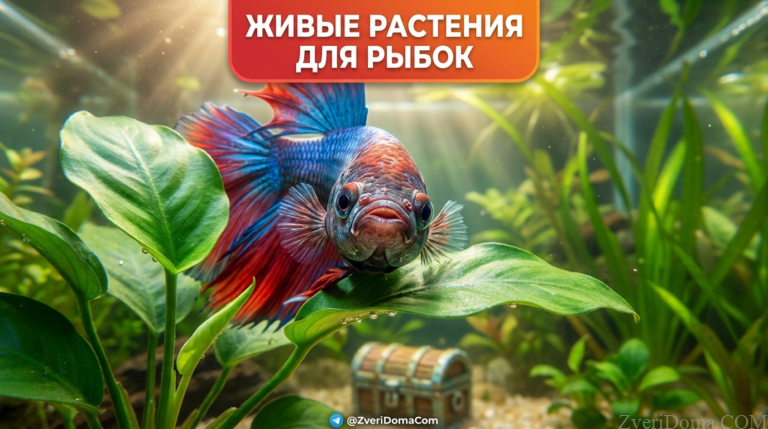 Живые растения для аквариума, включая валлисерию и элодею, идеальные для рыбок.